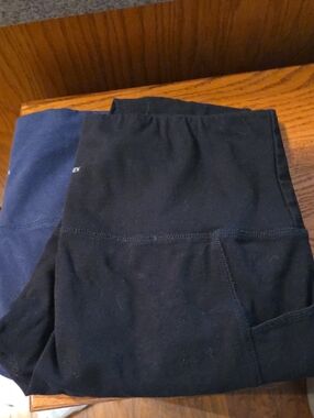 Jockey Women's Black and Navy Leggings